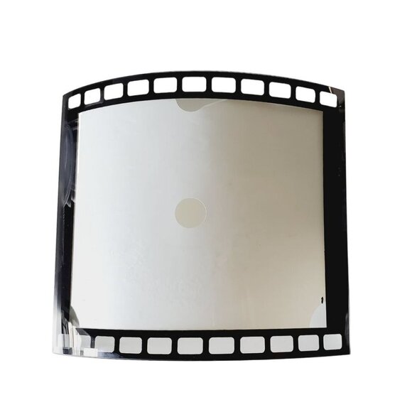 Vintage 2000s Film Style Free Standing Black Curved Glass Picture Photo Frame - Picture 2 of 5